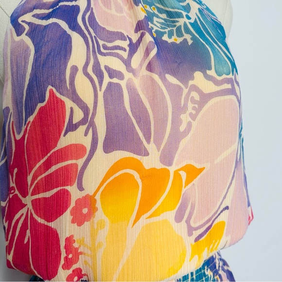 Ramy Brook Kourtney Smocked Floral Dress - Picture 5 of 9